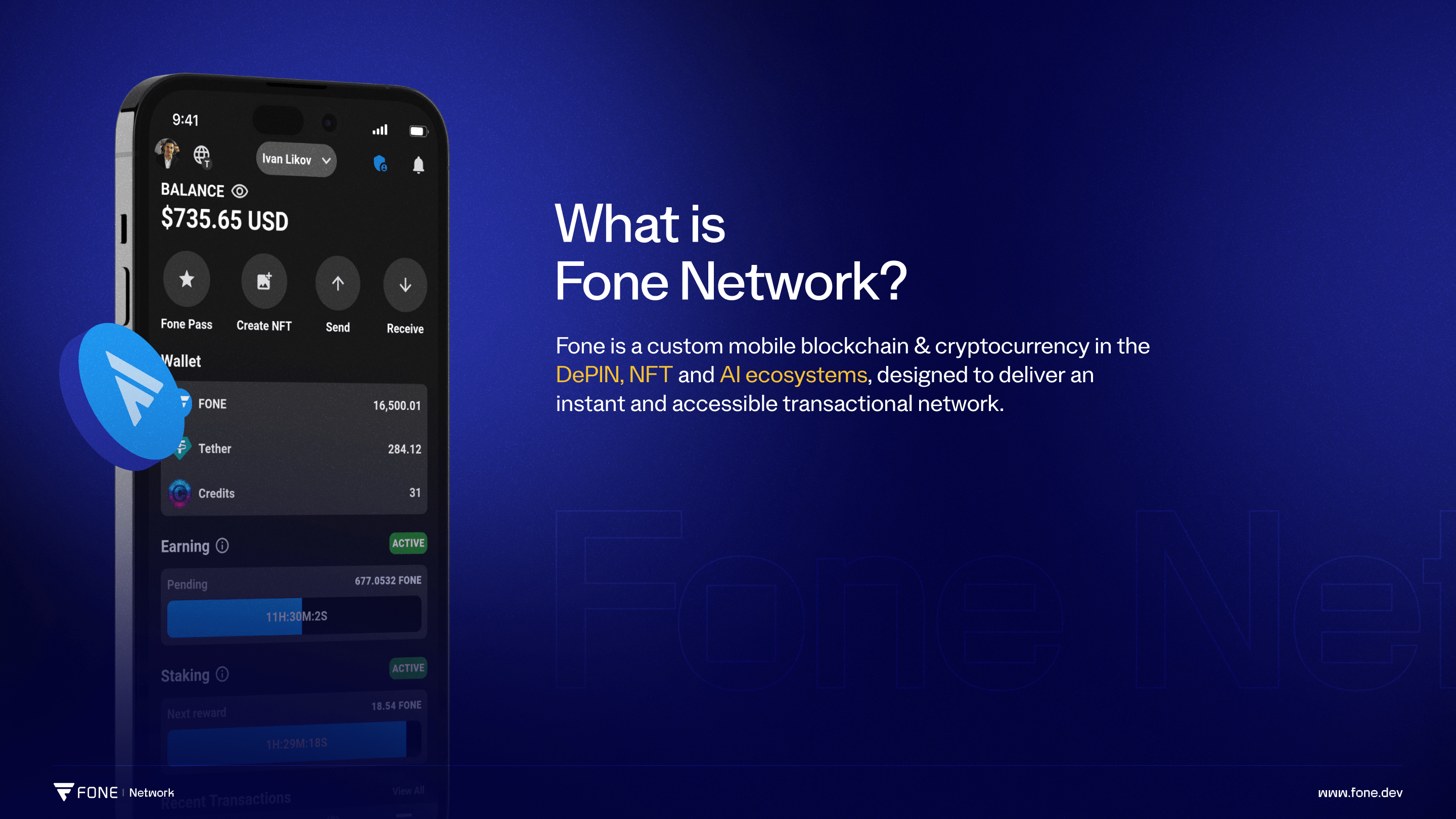Fone Network: Mobile Blockchain & Cryptocurrency Platform | Accessible,  Secure, and Fast Transactions